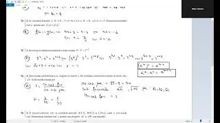 #1 Rezolvare Subiect I -- Mate Info - Matematica - Sesiunea speciala BAC - Mai 2025