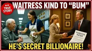 The Moment A Billionaire Revealed Himself To A Kind Waitress
