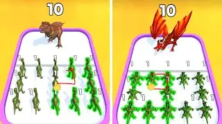 Merge Monsters Army - Max Level Gameplay Walkthrough Part 1 (Android, iOS)