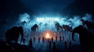 Caveman and Cavewoman Stone Age EDM NYE Party Goes Absolutely INSANE