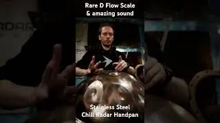 Rare D flow scale amazing sound #ханг #хэндпан #percussion
