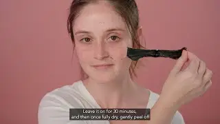 boscia Luminizing Charcoal Mask - Vegan Peel off Face Mask