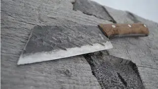 Knife making by hand- CAMP KNIFE!! Part 2