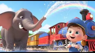 Safari Train Adventure! 🚂 Wild Animal Song for Toddlers & Kids