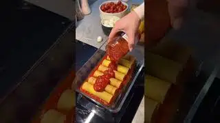 Cannelloni z mozzarellą i pomidorami, odcinek 8 #jedzenie #gotowanie #prostyprzepis #jak #łatwyprzepis #makaron