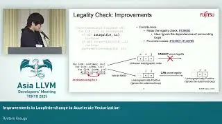 2025 AsiaLLVM - Improvements to LoopInterchange to accelerate vectorization