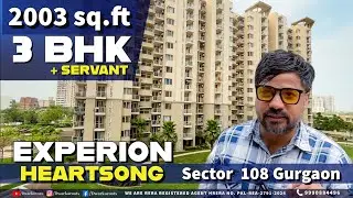3 BHK + SQ  [ 2003 sq.ft ] Experion Heartsong Sector 108, Gurgaon | Dwarka Expressway