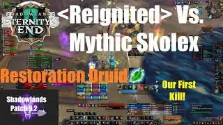 Mythic Skolex - Resto Druid PoV - Sepulcher of the First Ones - World of Warcraft Shadowlands
