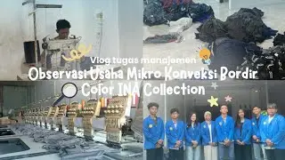 Observasi usaha mikro konveksi bordir yang dilakukan oleh mahasiswa FEB UNIKAL 