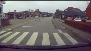 Driving around (Lemvig, Nørre Felding, Ramme) - 10x speed