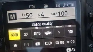 How to use manual mode on a Nikon D3400