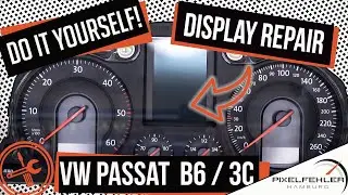 VW Passat Display Reparatur in 5 Minuten! Display Tausch und Reparatur - super einfach!