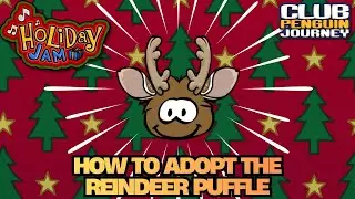 HOW TO ADOPT THE REINDEER PUFFLE 🦌| Club Penguin Journey