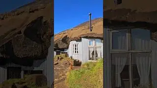 Iceland cave people 🇮🇸 #travel #iceland #cave #nature #countryside #history