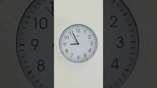 Hitgo Sweeping Second Hand Clock