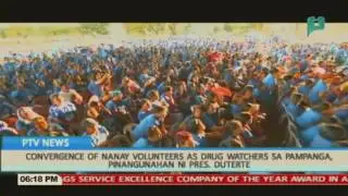 Convergence of Nanay Volunteers as Drug Watchers sa Pampanga, pinangunahan ni Pangulong Duterte