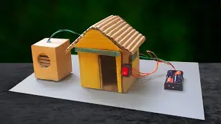How to make a horn bell work at home  using cardboard buzzer