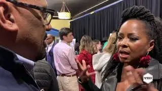Frank Ski Interviews Crystal Fox at the Private Premier of Burden