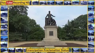 Emancipation Proclamation Statue - YouTube Recording HD