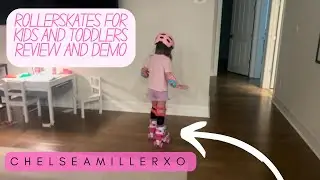 Sowume Adjustable Roller Skates for toddler kids girls, light up skates for Kids #toddleractivities