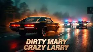 Dirty Mary Crazy Larry running from the Cops..They hit a freight train