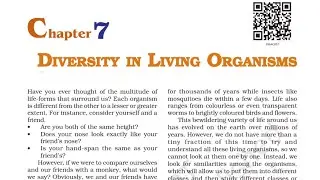NCERT SCIENCE 9TH | C-7 Diversity in living organisms