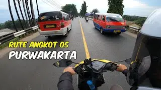 PURWAKARTA RUTE NAIK ANGKOT 05 SADANG CIGANEA MOTOVLOG