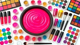 I Mixed WAY Too Much Makeup Into Slime&hellip; | ASMR