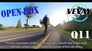 Vevay Q11 electric scooter open box