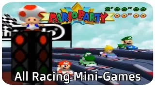 Mario Party - All Racing Mini Games