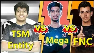 FNC Fnatic Vs TSM Entity Vs MegaStars fight in Sanhok | Jonthan vs Owais vs RonaK Team