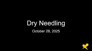 Dry Needling in Sports Medicine | Spotlight Sports Solutions Study Group