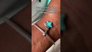 Berloque estrela da Shopee, perdeu a cor? #fashion #berloques #pulseiradeprata #j&oacute;ias #charme