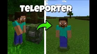 How to make a teleporter in Minecraft Bedrock