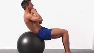 2 Swiss Ball Crunch