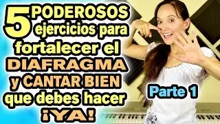 Como respirar para cantar con diafragma 1/2 Rutina básica 5 ejercicios CECI SUAREZ Clases de Canto