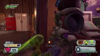 Double jump glitch with peashooter