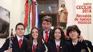 ACTOS SANTA CECILIA  2018. RECOGIDA DE NUEVOS MÚSICOS