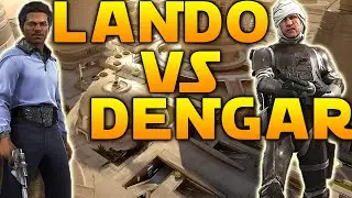 LANDO VS DENGAR - WHO'S BEST? - Star Wars Battlefront Bespin Gameplay
