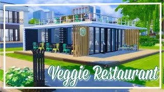 SIMS 4 SPEED BUILD - VEGGIE RESTAURANT