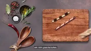 Buffalo Range Rawhide Dog Treats | Healthy, Grass-Fed Buffalo Jerky Raw Hide Chews | Hickory Reviews