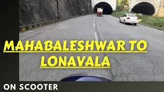 Mahabaleshwar To Lonavala Via Pasarni Ghat on Scooter • 2 Tunnels • Azhar Yusuf •