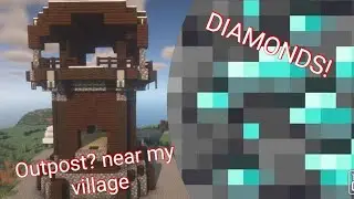Going for Diamond mining! pillager outpost? |(Minecraft)| [Part-4]