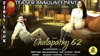 Thalapathy 62 Official First Look | Vijay | Keerthy Suresh | Varalakshmi Sarathkumar | AR Murugadoss