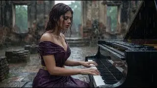 🎹🎻Melancholic IN LOVE Rain Music for Sleep & Relaxation – Piano, Cello Violin | Ayutthaya