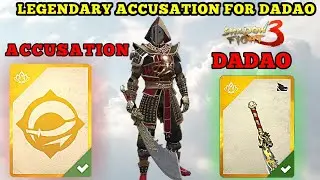 Shadow Fight 3 accusation legendary move for DADAO