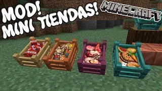 MINI CAJAS PARA TIENDAS! Minecraft 1.18.2 MOD MARKET CRATES!