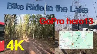 Cycling Trip in Vilnius to the Lake | Filmed on GoPro Hero 13