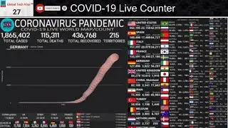 🔴LIVE Streaming Coronavirus (COVID-19) Pandemic world Count