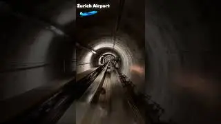 ✈️ Terminal Transfer Train at Zurich International Airport Switzerland 🇨🇭 #shorts